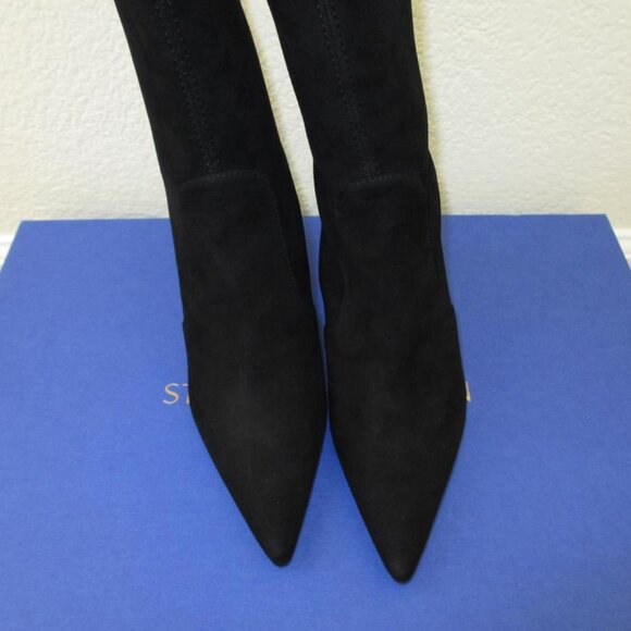 Black Suede Boots - Picture 3 of 4